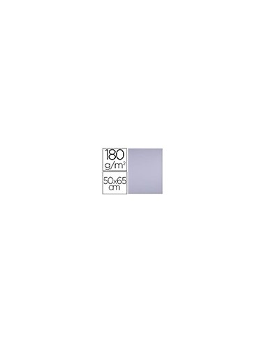 CARTULINA LIDERPAPEL 50X65 CM 180G/M2 LILA PAQUETE DE 25