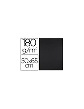 CARTULINA LIDERPAPEL 50X65 CM 180G/M2 NEGRO PAQUETE DE 25 2