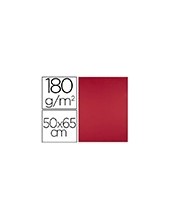 CARTULINA LIDERPAPEL 50X65 CM 180G/M2 ROJO NAVIDAD PAQUETE DE 25 2