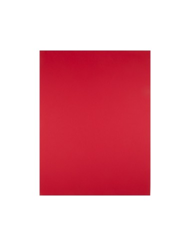 CARTULINA LIDERPAPEL 50X65 CM 180G/M2 ROJO NAVIDAD PAQUETE DE 25