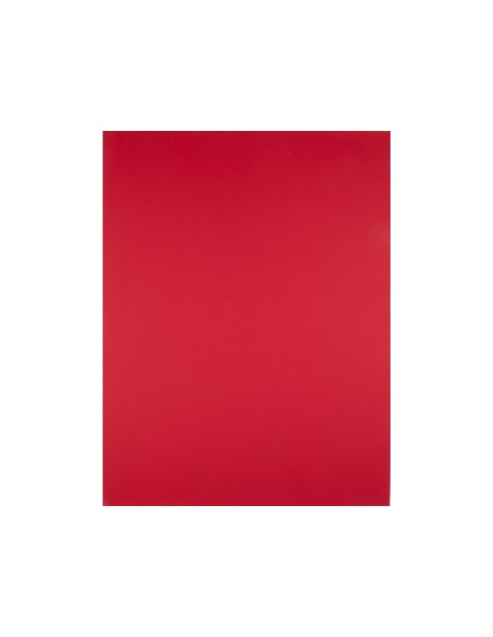 CARTULINA LIDERPAPEL 50X65 CM 180G/M2 ROJO NAVIDAD PAQUETE DE 25