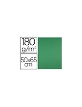 CARTULINA LIDERPAPEL 50X65 CM 180G/M2 VERDE NAVIDAD PAQUETE DE 25 2
