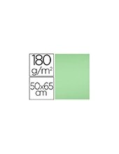 CARTULINA LIDERPAPEL 50X65 CM 180G/M2 VERDE PISTACHO PAQUETE DE 25 2