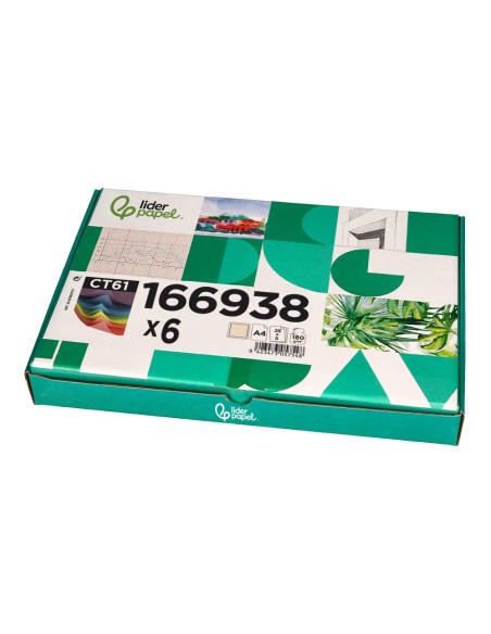 CARTULINA  A4 180G/M2 CREMA PQ.DE 25+5H.