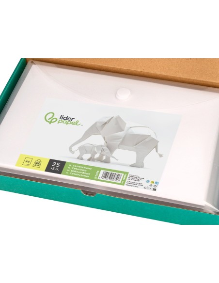 CARTULINA  A4 180G/M2 BL.PAQUETE 25+5H.