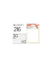 ETIQUETAS ADH. LIDERPAPEL 12X30MM 10H. 2