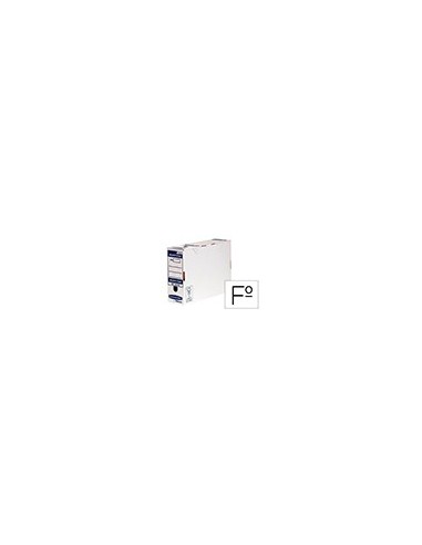 CAJA ARCHIVO DEFINITIVO FELLOWES FL. CARTON REC 100%  100MM  AUTO AZ.
