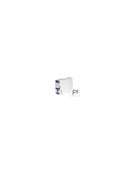 CAJA ARCHIVO DEFINITIVO FELLOWES FL. CARTON REC 100%  100MM  AUTO AZ.