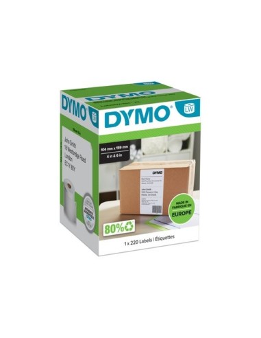 ETIQUETA ADH. DYMO LABELWRITER ENVIO 104X159MM BL. 4XL/5XL 220 UD.