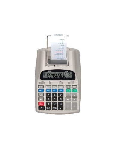 CALCULADORA  PANTALLA PAPEL 57MM 12D.IMPRES BICOLOR BL.225X158X56MM