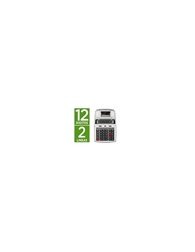 CALCULADORA  PANTALLA PAPEL 57MM BICOLOR BL.235X155X62MM