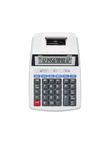 CALCULADORA  PANTALLA PAPEL 57MM BICOLOR BL.235X155X62MM