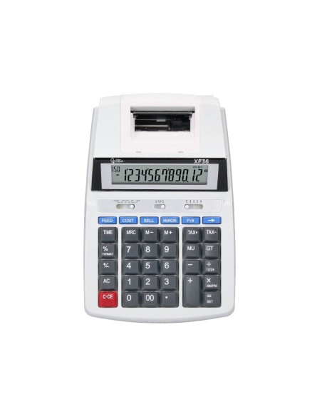 CALCULADORA  PANTALLA PAPEL 57MM BICOLOR BL.235X155X62MM