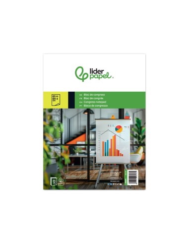BLOC CONGRESO LIDERPAPEL 63X84MM 25H.