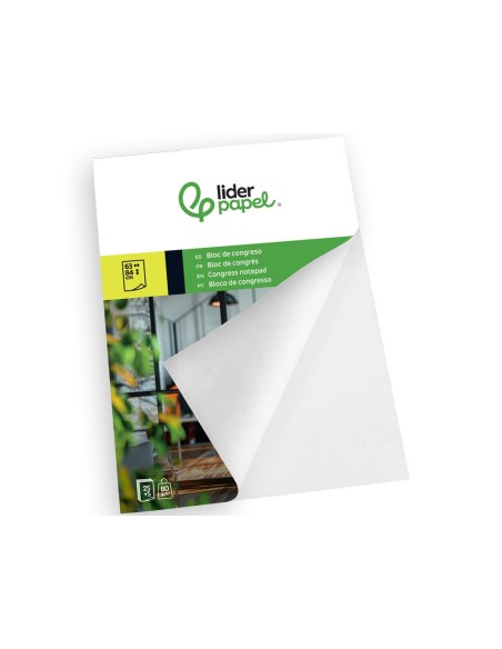 BLOC CONGRESO LIDERPAPEL 63X84MM 25H.