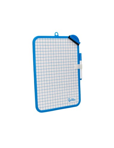 PIZARRA BL. 18X26 CM DOBLE CARA LISA CUADRICULADA ROTULADOR BORRADOR