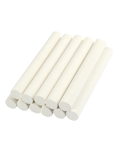 TIZA BLANCA ANTIPOLVO LIDERPAPEL CAJA DE 10 UNIDADES TZ09