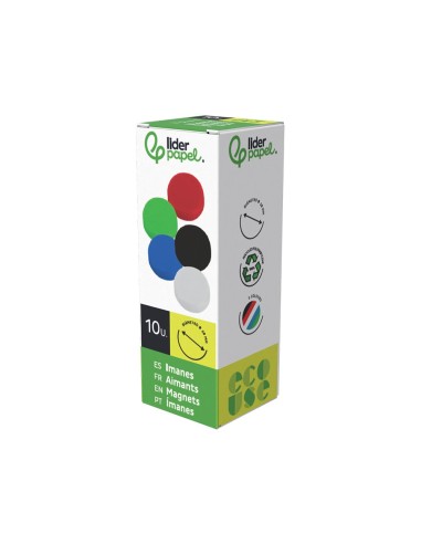 IMANES SUJECION  ECOUSE PP RECICLADO PIZARRA MAGNETICA 20MM CAJA 10