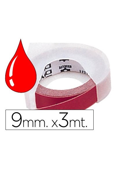 CINTA DYMO 9MM X 3MT RJ. TRADICIONAL