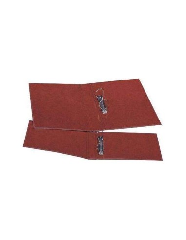 CARPETA 2 A 40 MM CARTON CUERO FL.