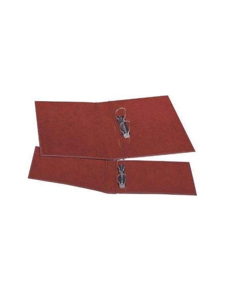 CARPETA 2 A 40 MM CARTON CUERO FL.