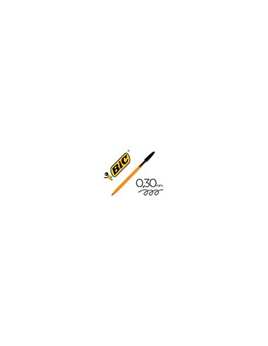 BOLIGRAFO BIC NARANJA NEGRO