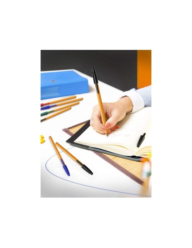 BOLIGRAFO BIC NARANJA NEGRO