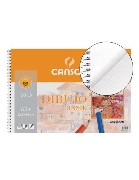 BLOC DIBUJO BASIK DIN A3 32.5X46 CM 20 H.150 GRAMOS