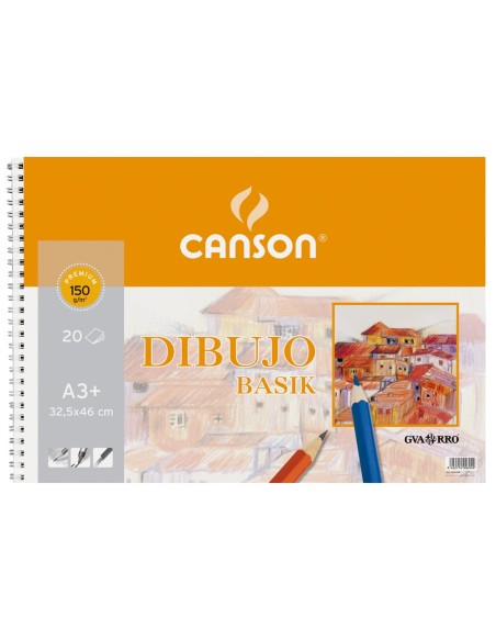 BLOC DIBUJO BASIK DIN A3 32.5X46 CM 20 H.150 GRAMOS