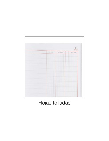 LIBRO MIQUELRIUS CARTONE 3016 FL.100 H.CUENTAS CORRIENTES DEBE HABER