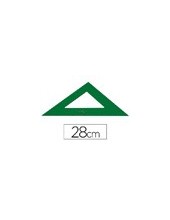 ESCUADRA FABER 28 CM PLASTICO VERDE 2