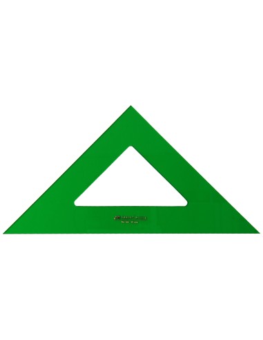 ESCUADRA FABER 28 CM PLASTICO VERDE