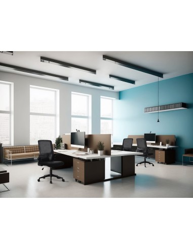 SILLA Q-CONNECT OFICINA ALBA MALLA BASE METALICA ALT MAX 1110 ANC 610