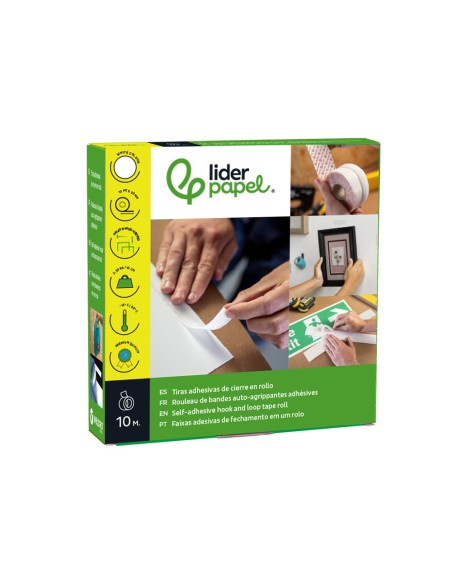CINTA CIERRE ADH.  VELCRO BL.20MM X 10M