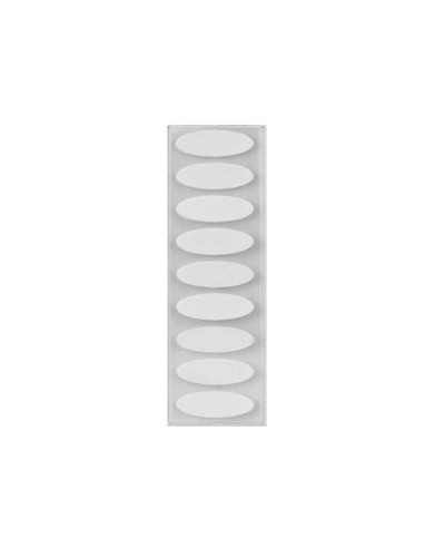 VELCRO AUTOADHESIVO OVALADO  BL.35X12MM 18 UD.