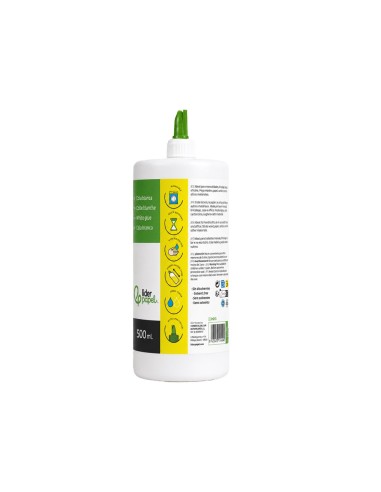 PEGAMENTO COLA BL.LAVABLE LIDERPAPEL 500 ML