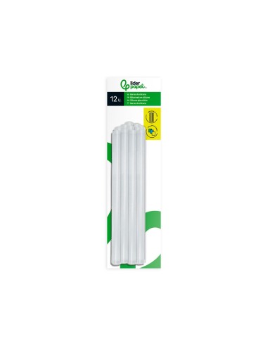 BARRAS TERMOFUSIBLE 7MM DIAMETRO X 200MM ALTO BLISTER 12 UD.