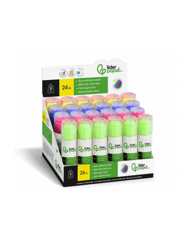 PEGAMENTO BARRA 15GR.NEON UNIDAD