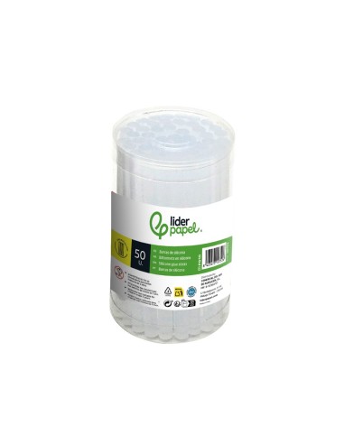 BARRAS TERMOFUSIBLE 7MM DIAMETRO X 100MM ALTO CAJA 50 UD.