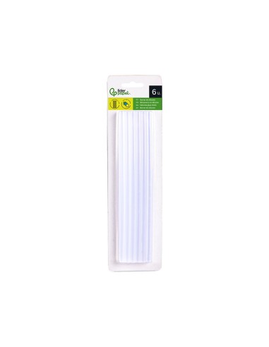 BARRA TERMOFUSIBLE 11MM DIAMETRO X 200MM LARGO 6 UD.