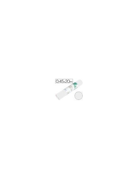 ROLLO ADHESIVO LIDERPAPEL UNICOLOR BLANCO BRILLO ROLLO 0,45 X 20 MT