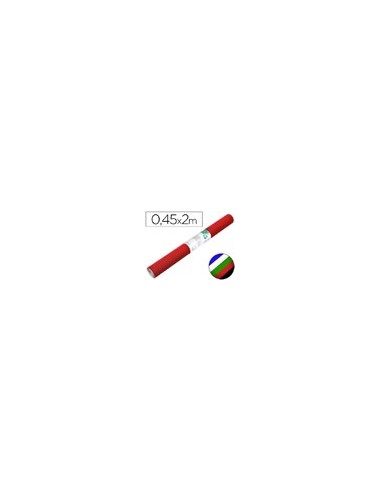 ROLLO ADHESIVO LIDERPAPEL UNICOLOR COLORES SURTIDOS ROLLO 0,45 X 2 MT