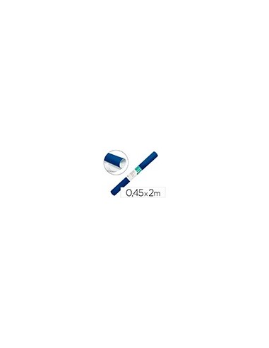 ROLLO ADHESIVO LIDERPAPEL UNICOLOR AZUL BRILLO ROLLO 0,45 X 2 MT RO20