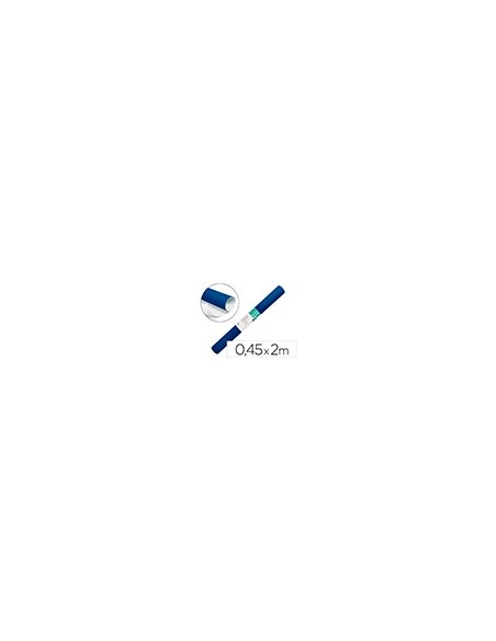 ROLLO ADHESIVO LIDERPAPEL UNICOLOR AZUL BRILLO ROLLO 0,45 X 2 MT RO20