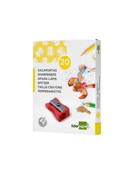 SACAPUNTAS  METALICO CUÑA 1 USO RJ.
