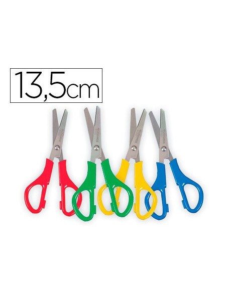 TIJERA ESCOLAR ZURDOS 13,5 CM UNIDAD