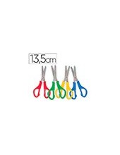 TIJERA ESCOLAR ZURDOS 13,5 CM UNIDAD 2