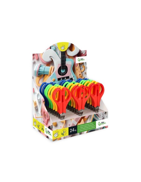 TIJERA ESCOLAR ZURDOS 13,5 CM UNIDAD