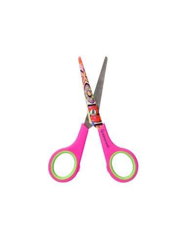TIJERA ESCOLAR LIDERPAPEL HIP HOP 14 CM UNIDAD