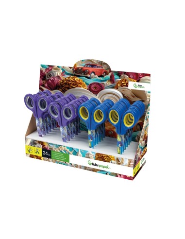 TIJERA ESCOLAR LIDERPAPEL X-GAMES 16 CM UNIDAD
